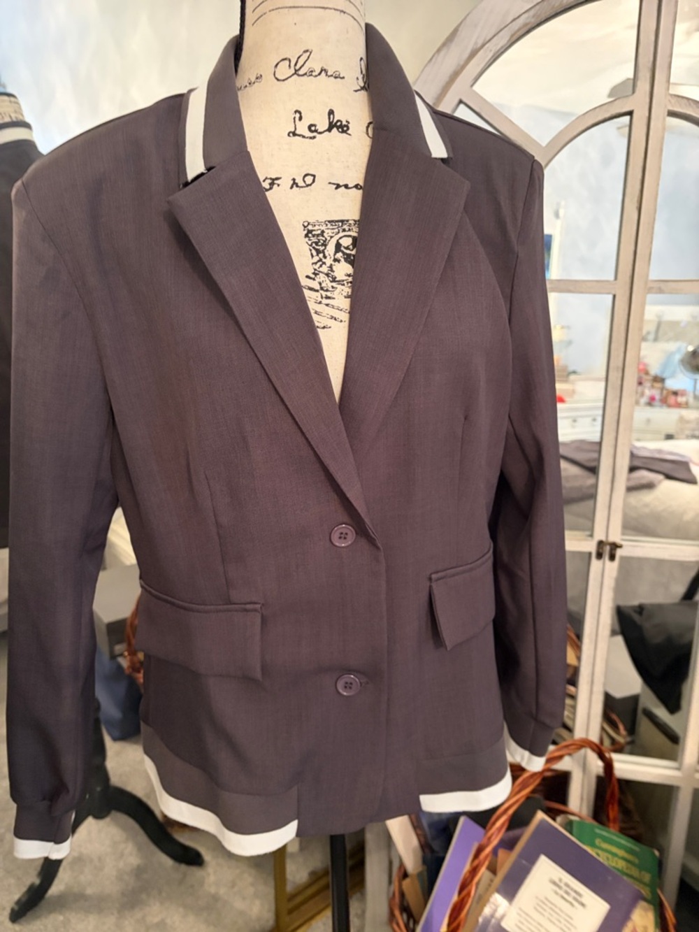 Women’s Two-Button Blazer Jacket and pant set